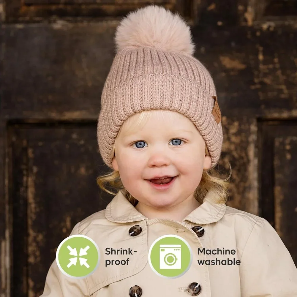 KeaBabies 2-Pack Baby Hats Macaron Toddler, Boys, Girls 6-36 Months (Macaron, M) - Picture 6 of 9
